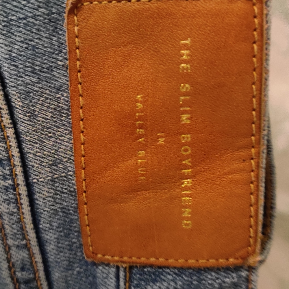 Zara the slim Boyfriend in Valley Blue